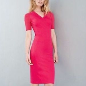 Elie Tahari Shannon V-neck Sheath Dress